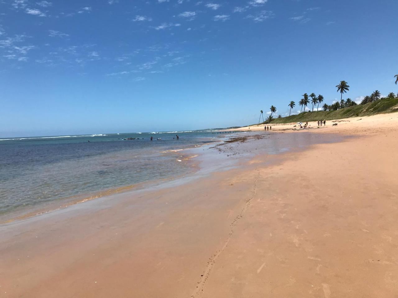Flat Guarajuba Beira Da Praia Pe Na Areia Eksteriør billede