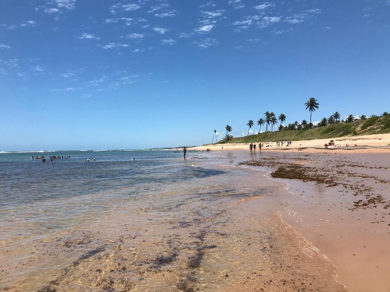 Flat Guarajuba Beira Da Praia Pe Na Areia Eksteriør billede
