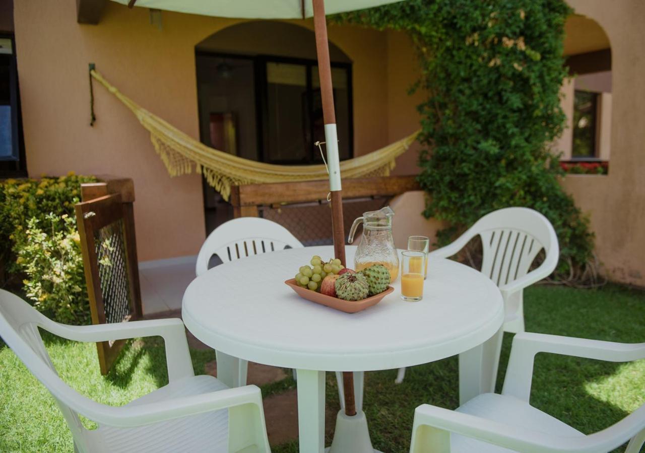 Flat Guarajuba Beira Da Praia Pe Na Areia Eksteriør billede