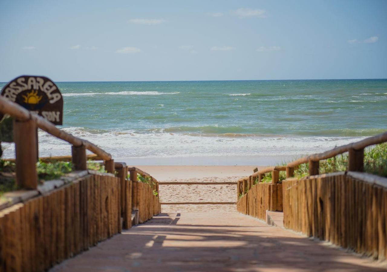 Flat Guarajuba Beira Da Praia Pe Na Areia Eksteriør billede